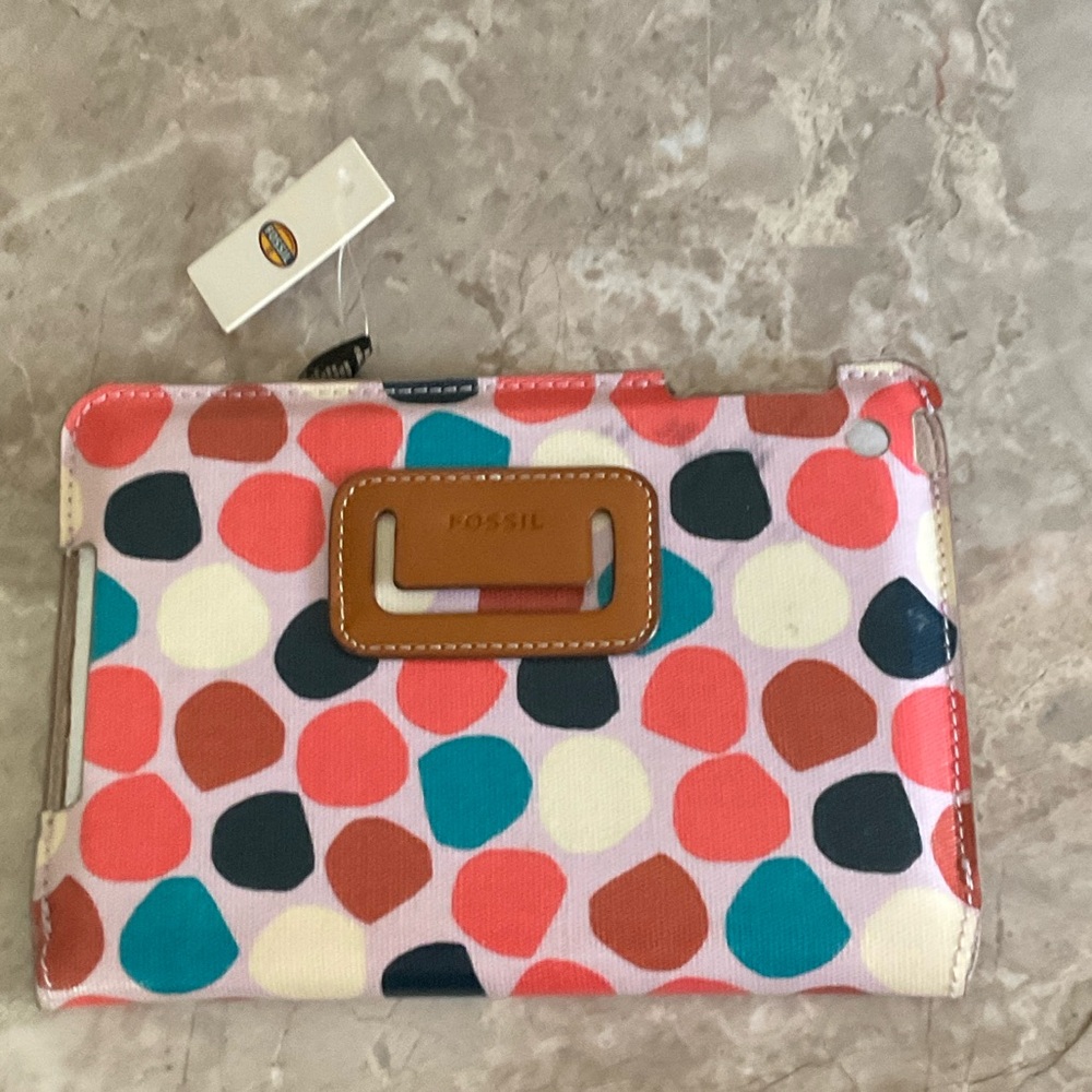 Fossil Multicolor Polka Dot Mini Tablet Sleeve